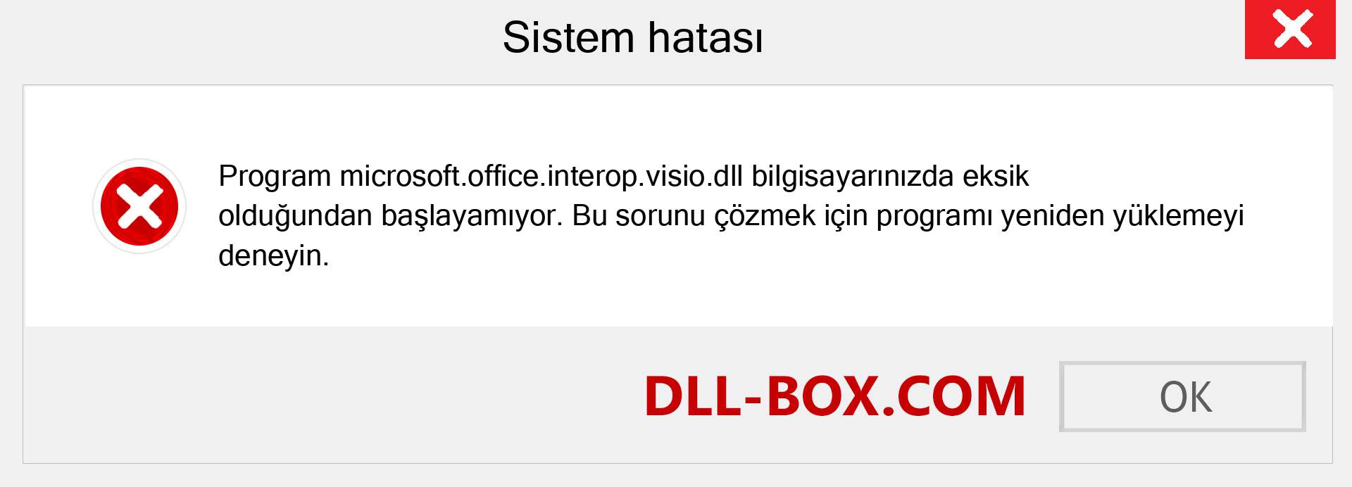 microsoft.office.interop.visio.dll dosyası eksik mi? Windows 7, 8, 10 için İndirin - Windows'ta microsoft.office.interop.visio dll Eksik Hatasını Düzeltin, fotoğraflar, resimler